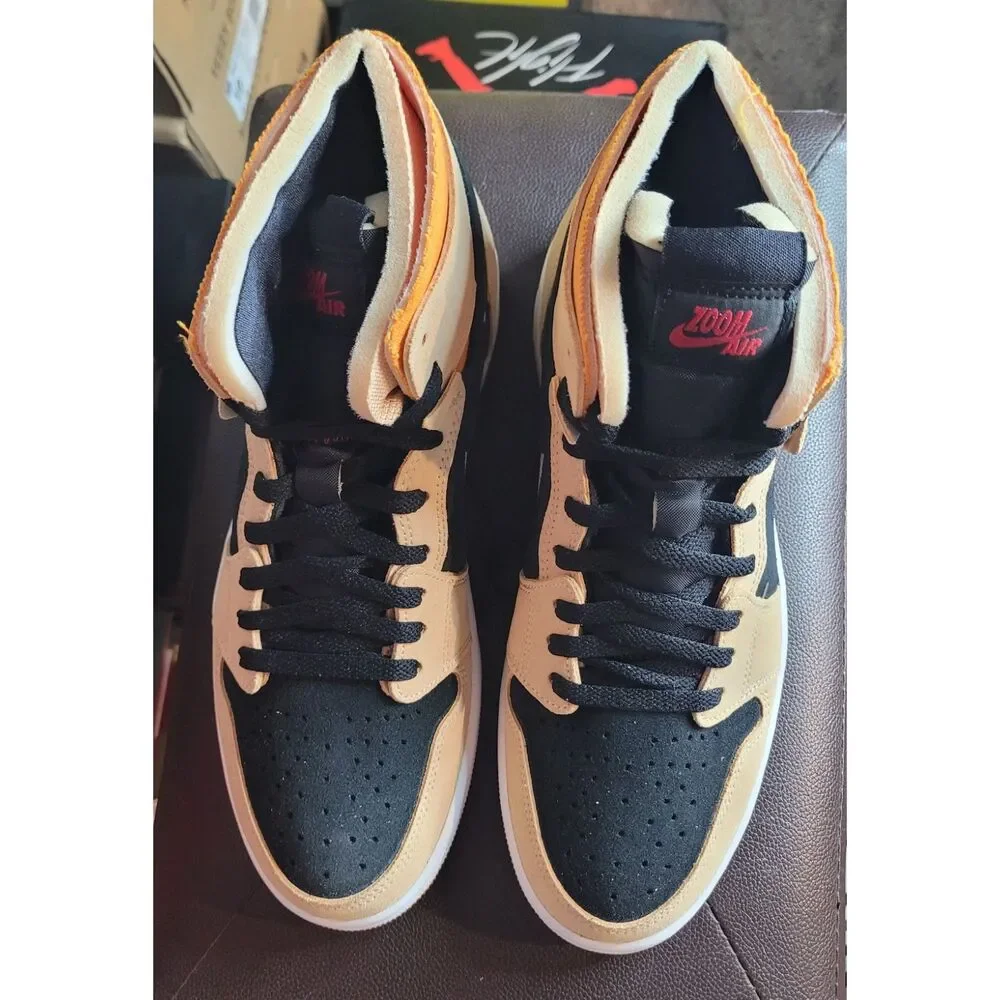 Air Jordan 1 High Zoom CMFT Pumpkin Spice CT0978-200 Men's Size 10 New